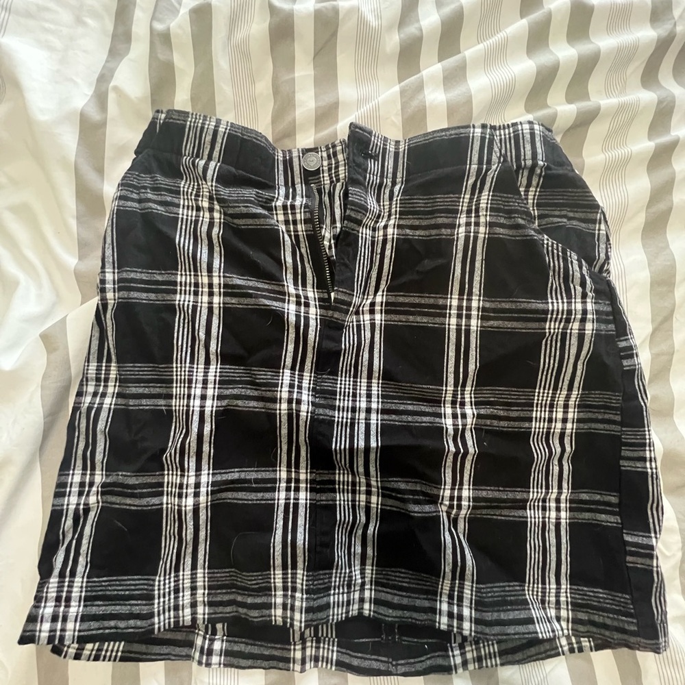 Hollister plaid skirt